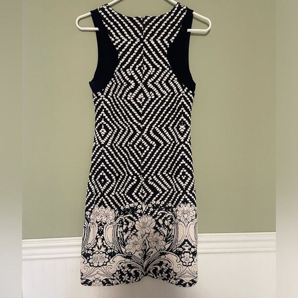 INC International Concepts Navy Blue Women’s pattern dress, size Medium - Picture 2 of 5